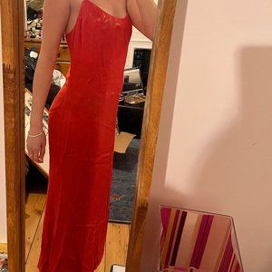 Brand new Reformation Dover dress  colour Hot Day red